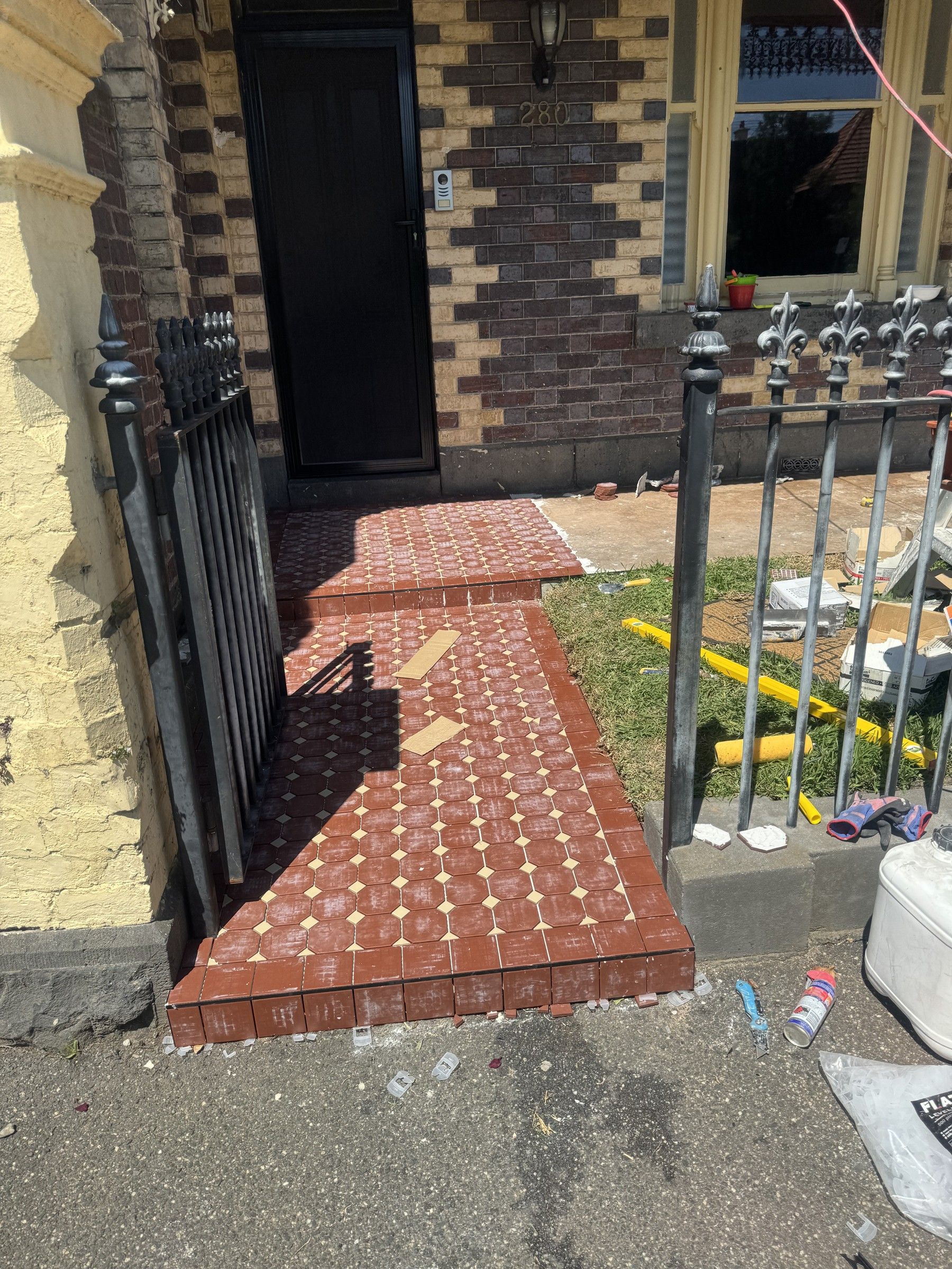 Fitzroy North Entrance Step Tiling
